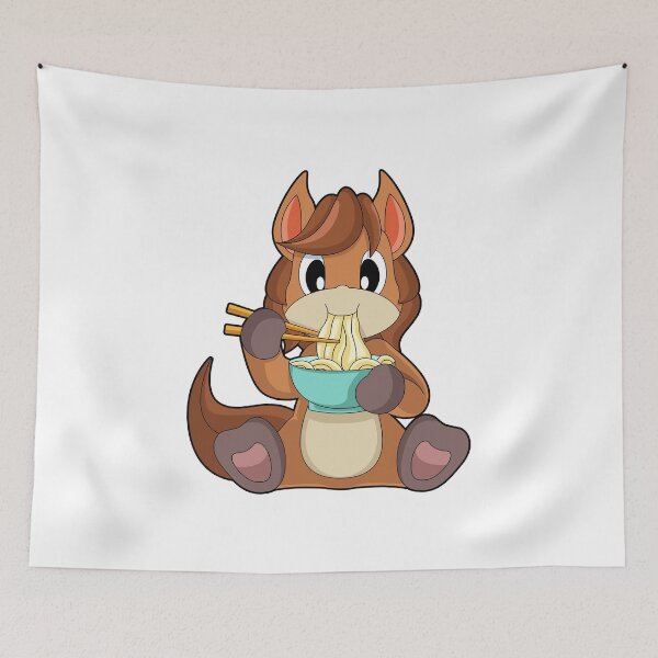 Item preview, Horse Cook Ramen Cooking designed and sold by Snabdesign84.
