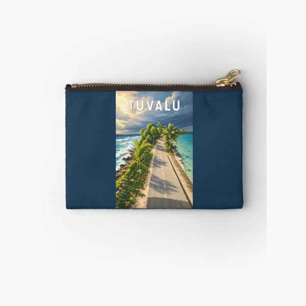 Item preview, Tuvalu Illustration Travel Art Vintage designed and sold by KrisSidDesigns.