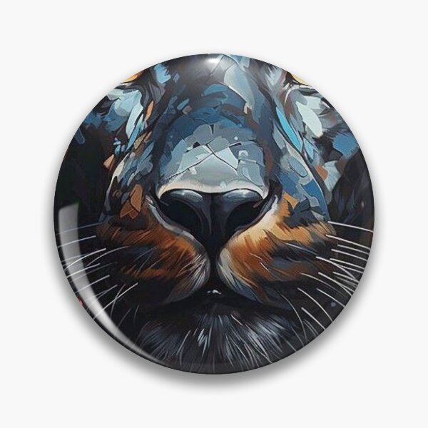 Item preview, Vibrant Abstract Black Panther Art Print - Colorful Animal Wall Art designed and sold by aune-co.
