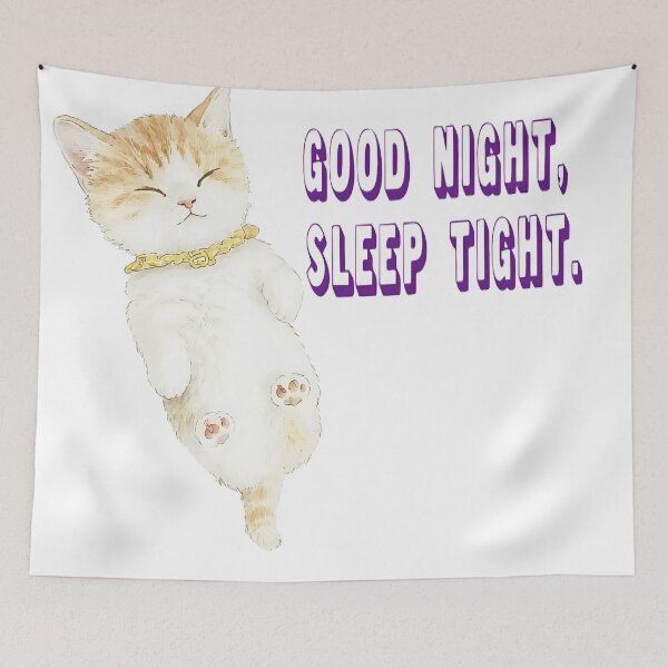 Item preview, Cute Sleeping Cat Illustration - Cozy Kawaii Kitten Art designed and sold by XODAD.