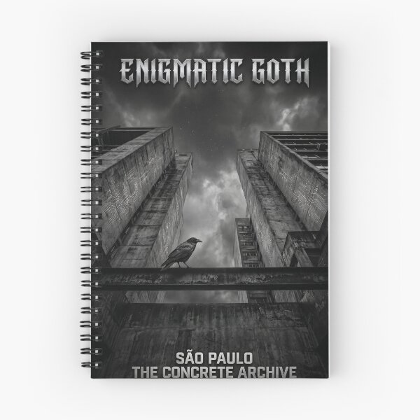 Item preview, São Paulo The Concrete Archive - Enigmatic Goth Brutalist City Art designed and sold by EnigmaticGoth.