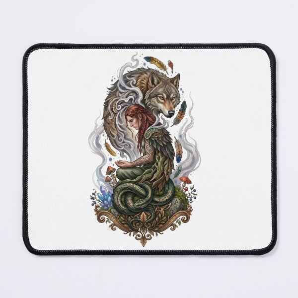 Item preview, Mystic Wolf Shaman Spirit Guide designed and sold by Sovereign Supply Co..