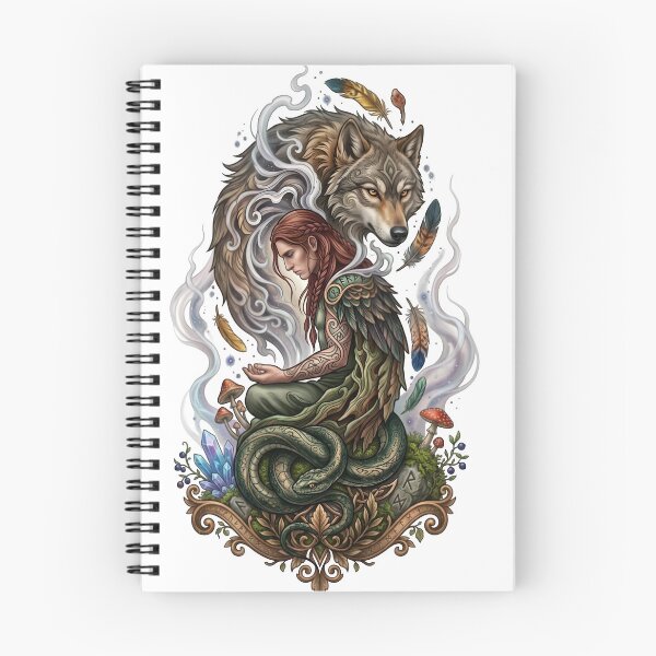 Item preview, Mystic Wolf Shaman Spirit Guide designed and sold by Sovereign Supply Co..