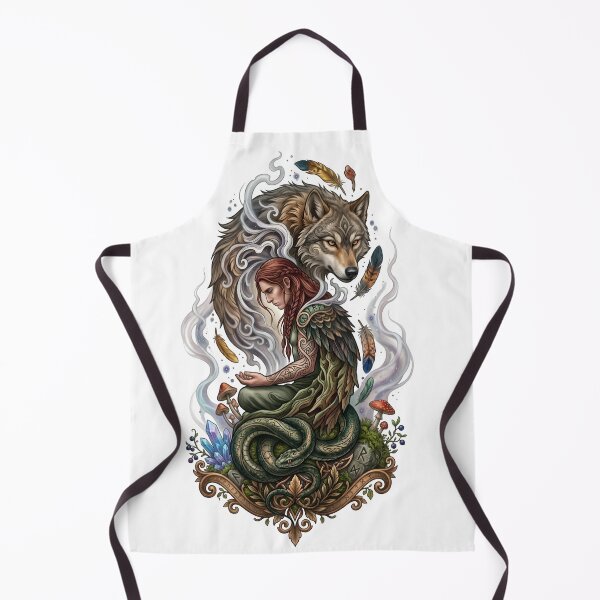 Item preview, Mystic Wolf Shaman Spirit Guide designed and sold by Sovereign Supply Co..