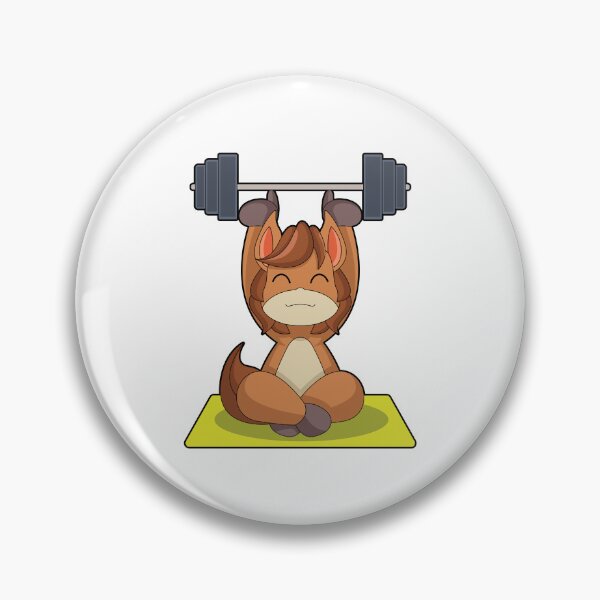 Item preview, Horse Bodybuilder Barbell Bodybuilding designed and sold by Snabdesign84.