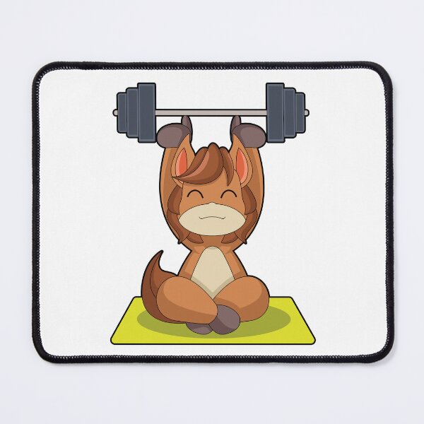Item preview, Horse Bodybuilder Barbell Bodybuilding designed and sold by Snabdesign84.