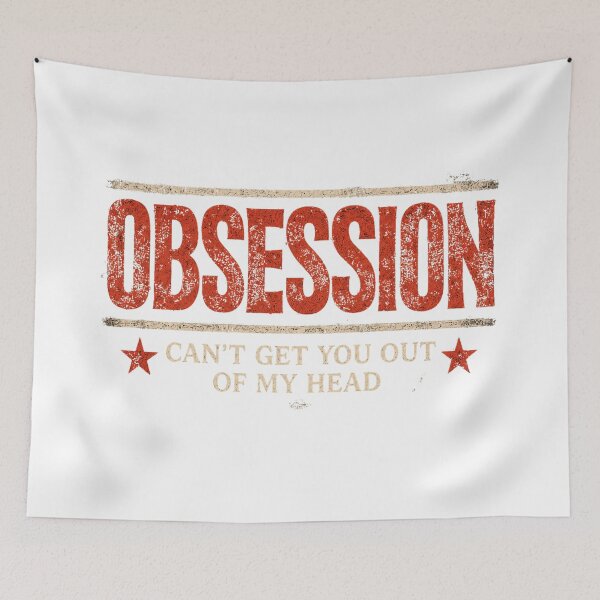 Item preview, Obsession Vintage Distressed Typography Design designed and sold by feelmydesign.
