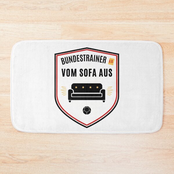 Item preview, National coach from the sofa | Funny football fan shirt Germany couch coach designed and sold by FashionFlairLab.