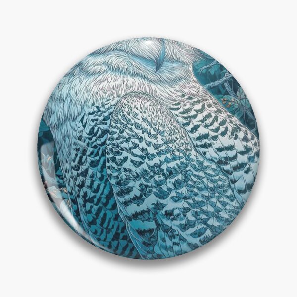 Item preview, Majestic Snowy Owl Art: Ethereal Winter Forest Wildlife Illustration designed and sold by aune-co.