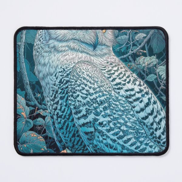 Item preview, Majestic Snowy Owl Art: Ethereal Winter Forest Wildlife Illustration designed and sold by aune-co.