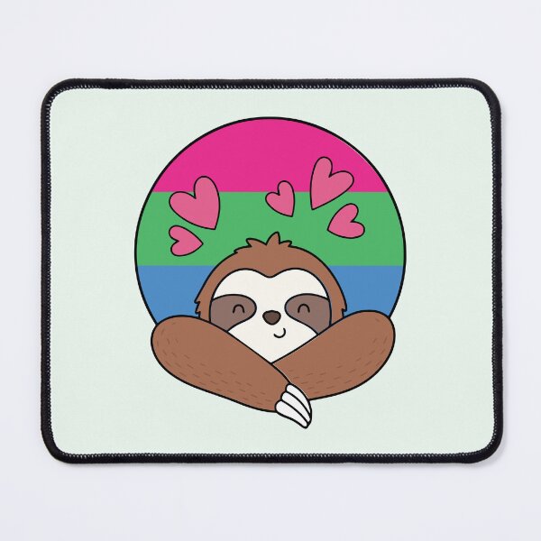Item preview, LGBTQ Sloth - Cute Polysexual Pride Design designed and sold by Cannaxes Studio.