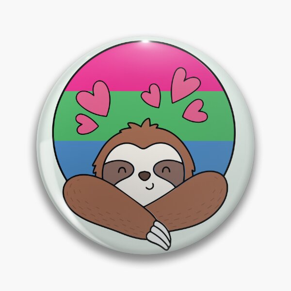Item preview, LGBTQ Sloth - Cute Polysexual Pride Design designed and sold by Cannaxes Studio.