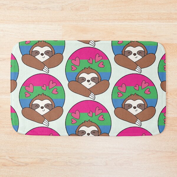 Item preview, LGBTQ Sloth - Cute Polysexual Pride Design designed and sold by Cannaxes Studio.