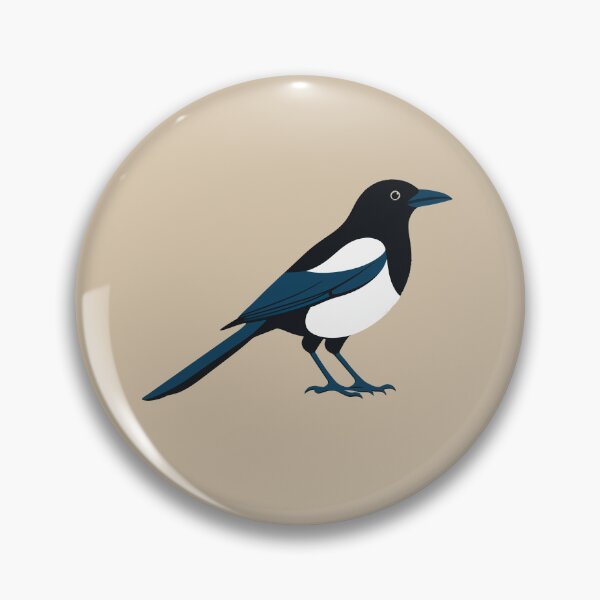 Item preview, Black-Billed Magpie Bird | Magpie Lover Gift | Corvid Birdwatching Design designed and sold by donwillisjrart.