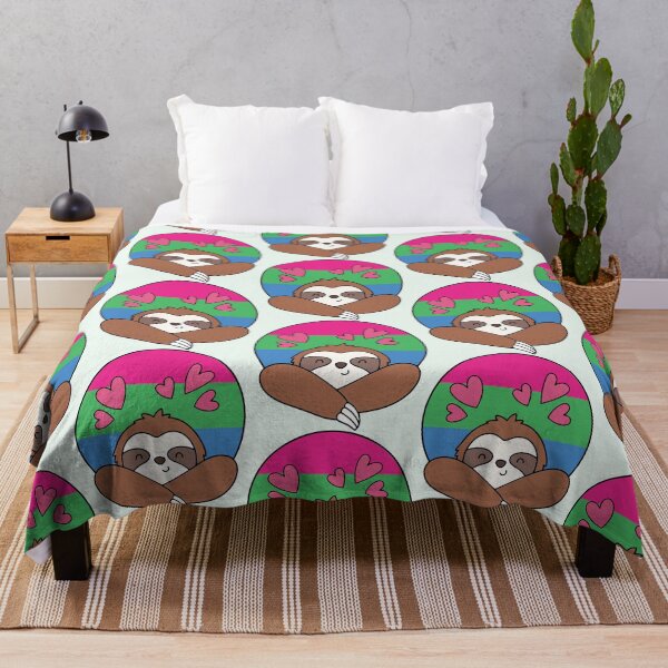 Item preview, LGBTQ Sloth - Cute Polysexual Pride Design designed and sold by Cannaxes Studio.