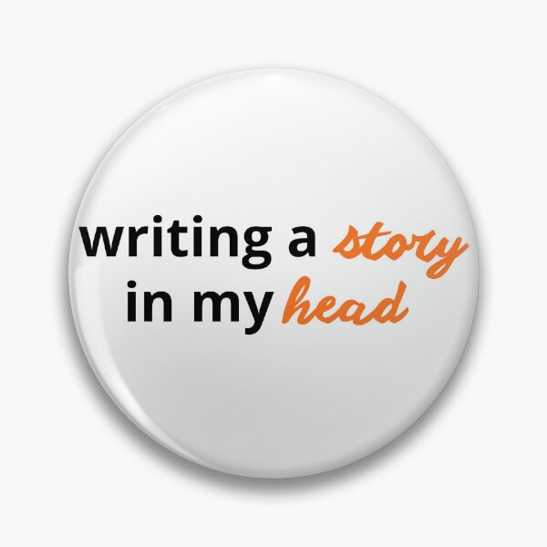 Item preview, Writing a Story in My Head Stamp designed and sold by curated-plots.