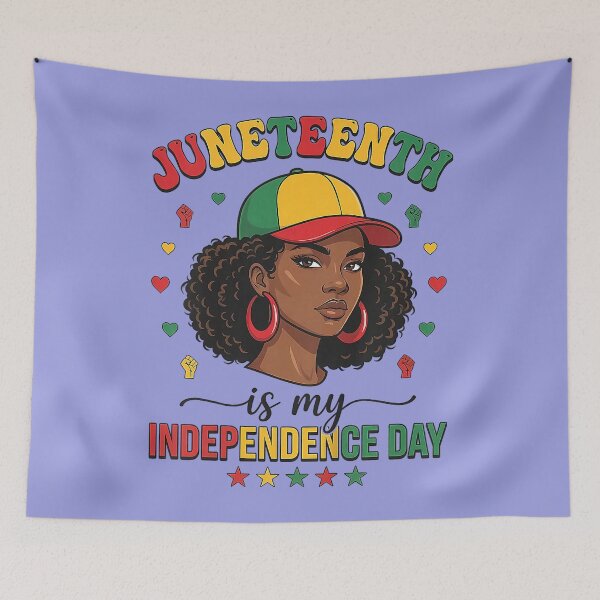Item preview, Juneteenth 1865 Freedom Day Black Women African Afro designed and sold by LizzelFanArt.