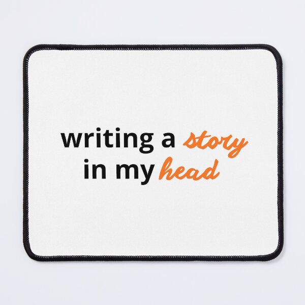 Item preview, Writing a Story in My Head Stamp designed and sold by curated-plots.