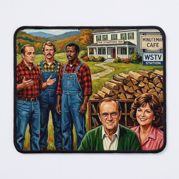 Item preview, Welcome to the Stratford Inn – Newhart Fine Art Print designed and sold by Art's Diner.