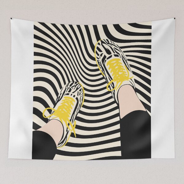 Item preview, Sneaker Optical Illusion Print designed and sold by Studio pod Burom.