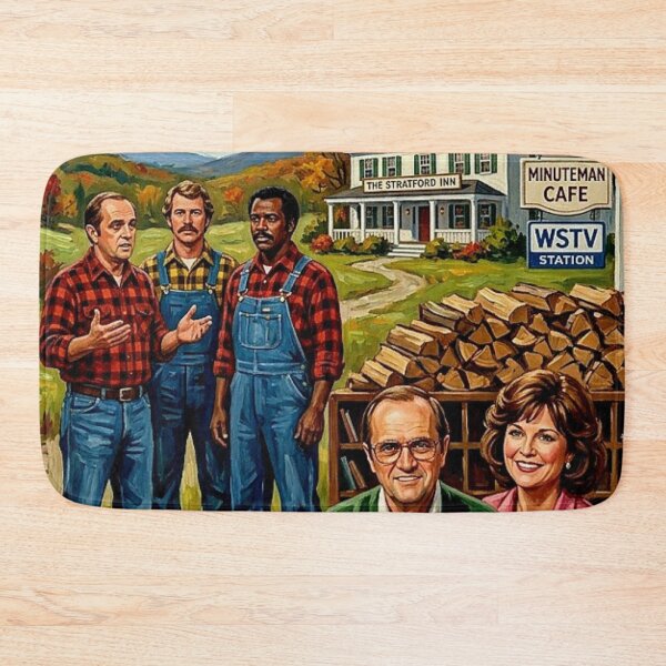 Item preview, Welcome to the Stratford Inn – Newhart Fine Art Print designed and sold by Art's Diner.