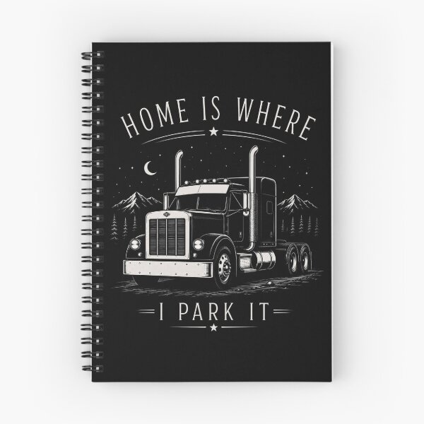 Item preview, Home Is Where I Park It – Trucker Life Vintage Design designed and sold by MargaretaArt.
