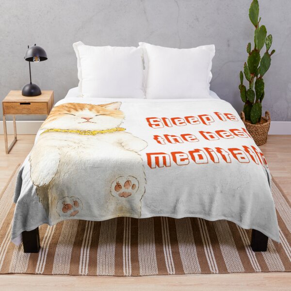 Item preview, Copy of Cute Sleeping Cat Illustration - Cozy Kawaii Kitten Art designed and sold by XODAD.