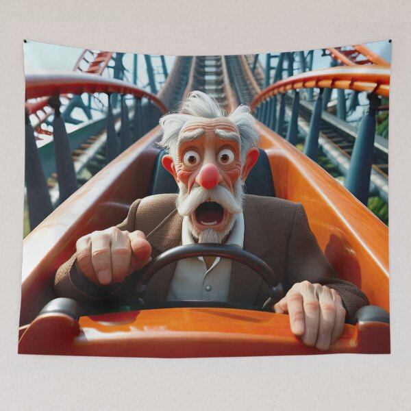 Item preview, Old Man on a rollercoaster designed and sold by Colin Bentham.