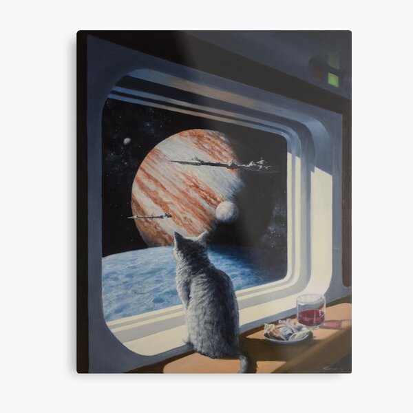 Ship's Cat Metal Print