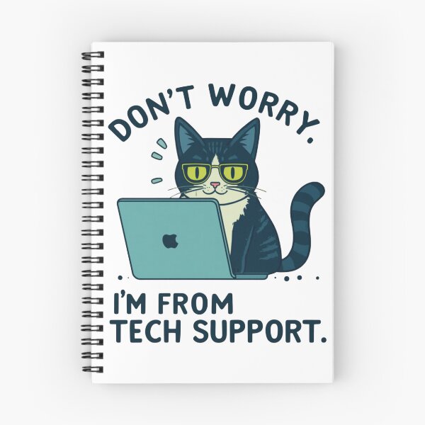 Item preview, Don't Worry, I'm From Tech Support – Funny Cat IT designed and sold by ArtCraftLab.