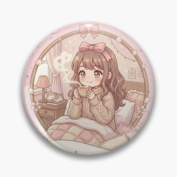 Item preview, Funny Vintage Anime Girl Tea Lover Design for Introverts Who Avoid People designed and sold by Im-Ara.
