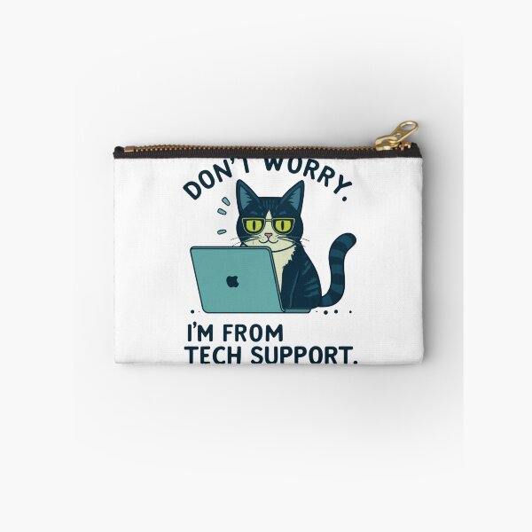 Item preview, Don't Worry, I'm From Tech Support – Funny Cat IT designed and sold by ArtCraftLab.