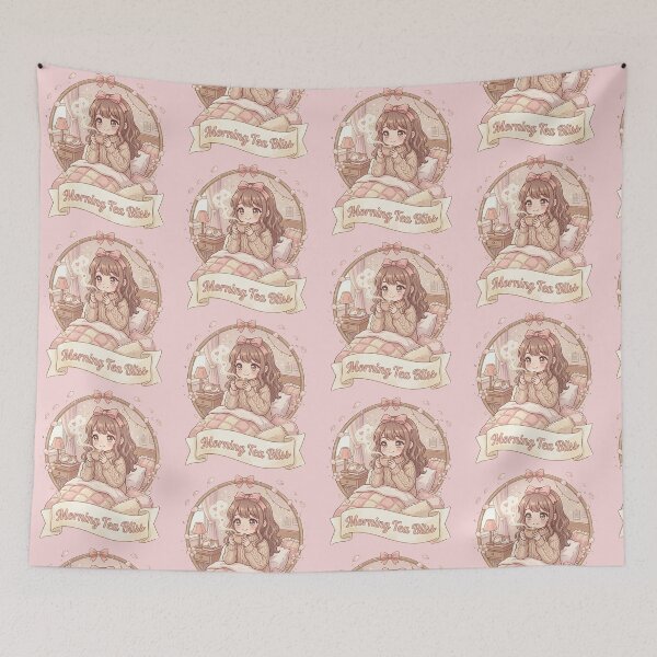 Item preview, Funny Vintage Anime Girl Tea Lover Design for Introverts Who Avoid People designed and sold by Im-Ara.