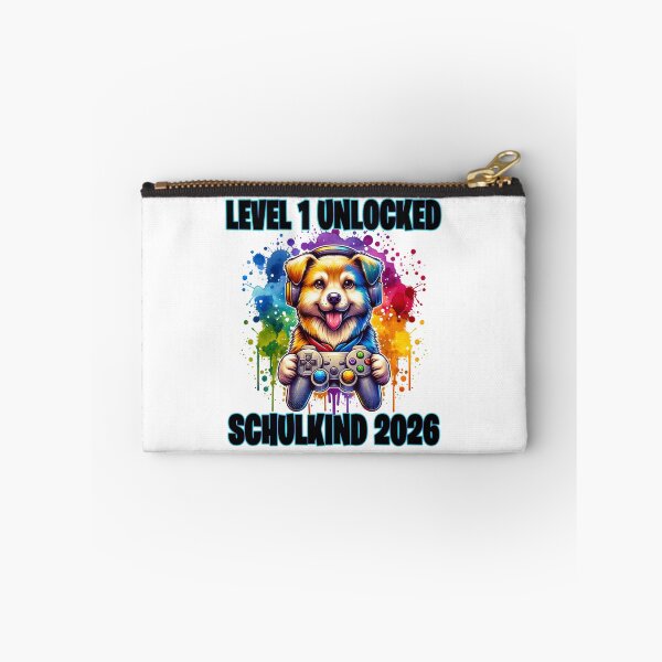 Item preview, Schoolchild 2026 Level 1 Unlocked Gaming Dog designed and sold by MinimalChaosDE.