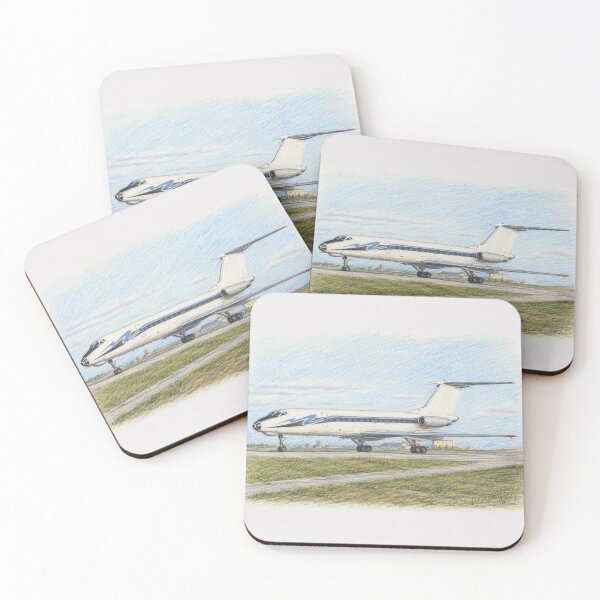 Item preview, Soviet Airliner – Vintage Colored Pencil Aviation Art designed and sold by EMaviation_.