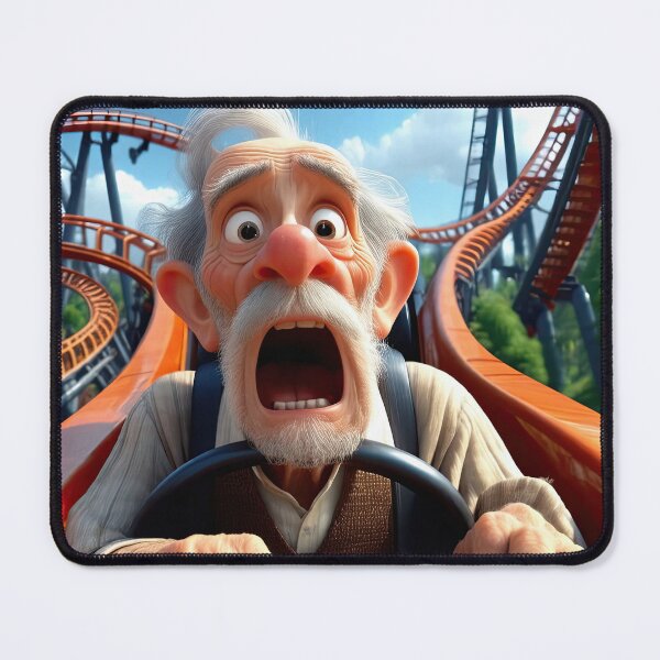 Item preview, Old Man on a rollercoaster designed and sold by Colin Bentham.