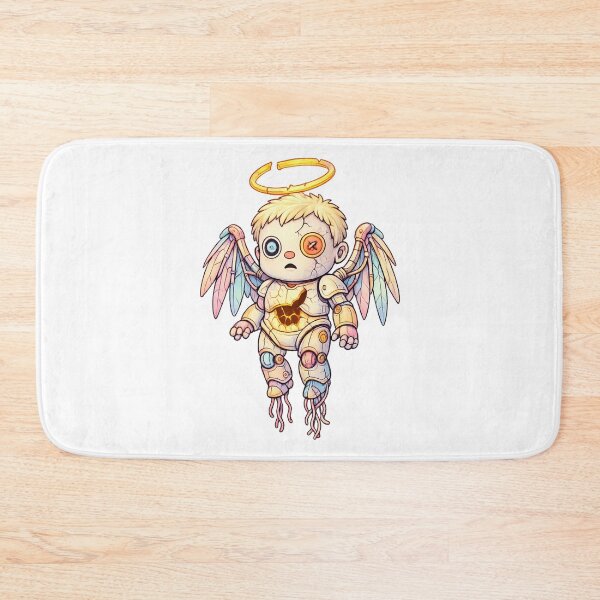 Item preview, Creepy Angel Robot T-Shirt Design designed and sold by SoftSproutstu.