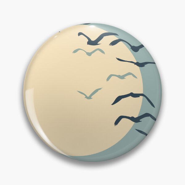 Item preview, Seagull Art, Coastal Sunset Art designed and sold by Studio pod Burom.