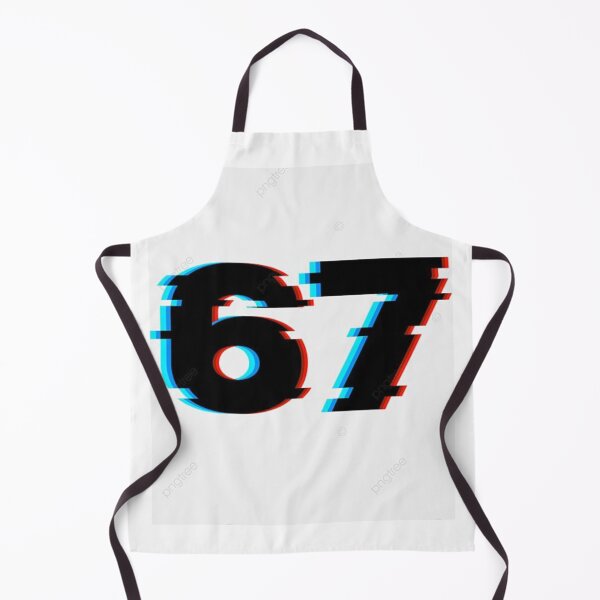 Item preview, Glitch Number 67 Retro Cyberpunk Style designed and sold by ceoyuliia.