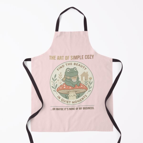 Item preview, Minimalist Frog Drinking Tea Inspirational Design for Calm Mindfulness Lifestyle designed and sold by Im-Ara.