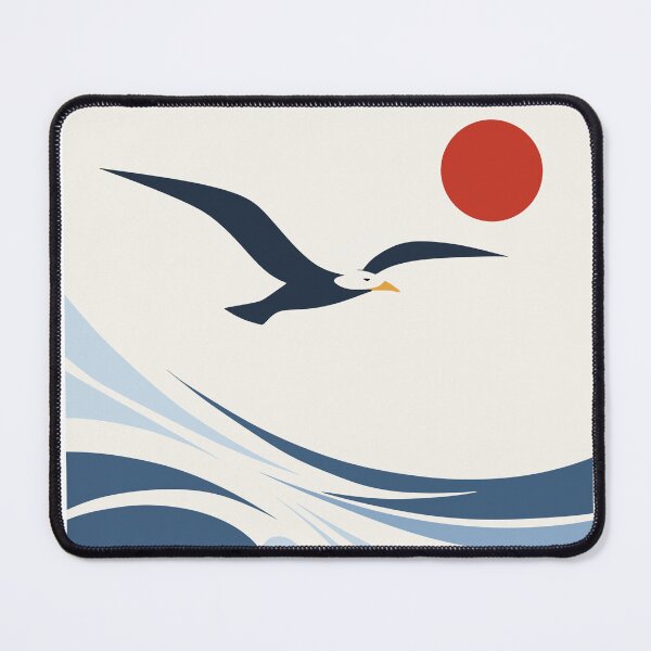 Item preview, Seagull Ocean Print designed and sold by Studio pod Burom.