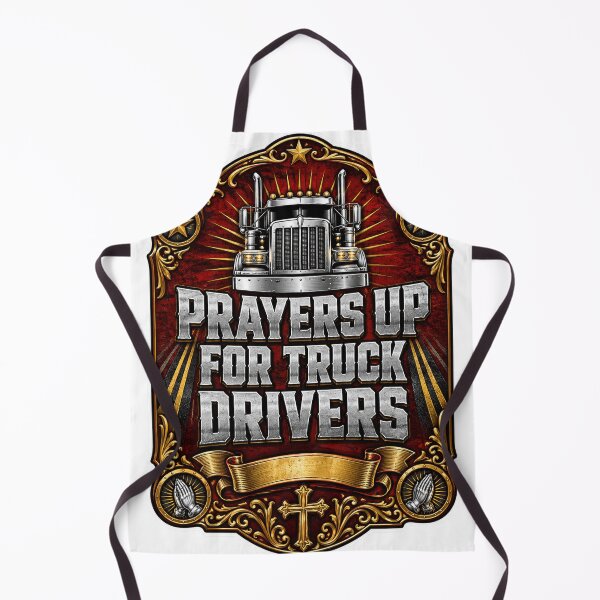 Item preview, Trucker Convoy Prayer Emblem designed and sold by Squiggle Happy.