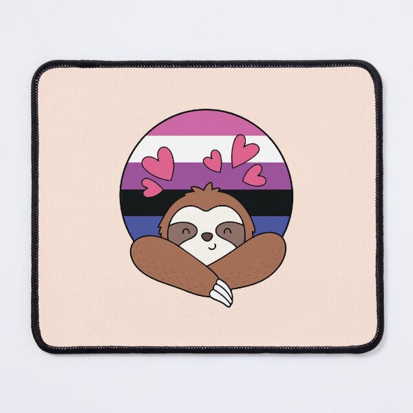 Item preview, LGBTQ Sloth – Cute Genderfluid Pride Design designed and sold by Cannaxes Studio.