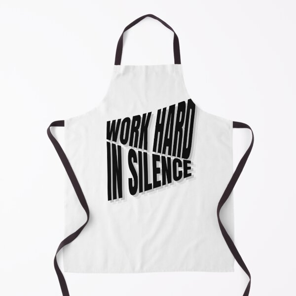 Item preview, Work Hard In Silence 3D Echo Typography Streetwear Quote designed and sold by yachstudio.
