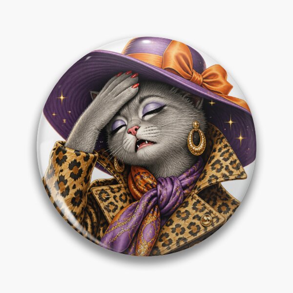 Item preview, Too glamorous to work (cat) designed and sold by design-rebell.