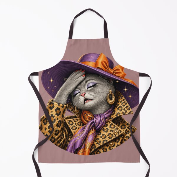 Item preview, Too glamorous to work (cat) designed and sold by design-rebell.
