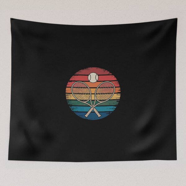 Item preview, Retro Tennis Design with Rackets designed and sold by jkrphoto.