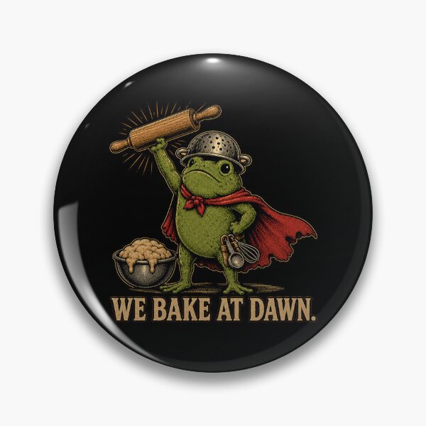 Item preview, We Bake At Dawn Funny Saying Quote designed and sold by Kladhadredo.