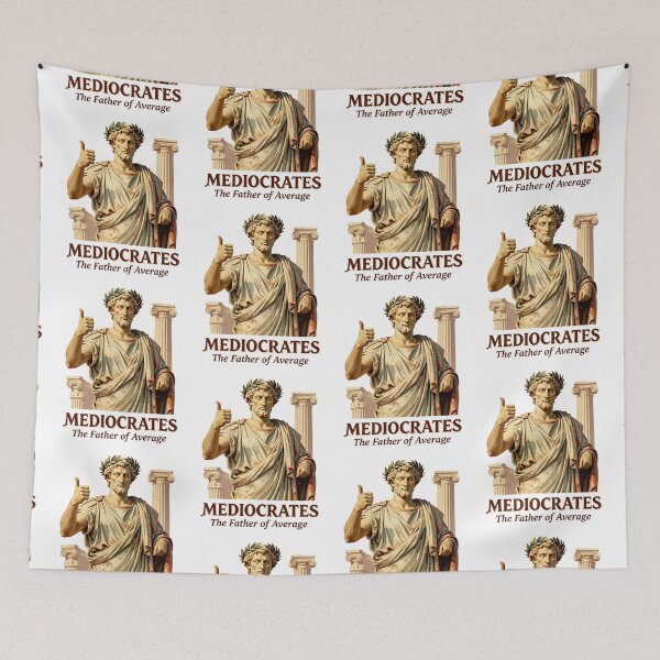 Item preview, Mediocrates - The Father of Average Funny Philosophy  designed and sold by Cutie Galore.