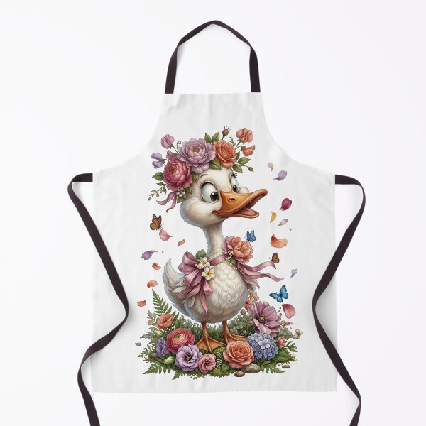 Item preview, Cottagecore Floral Duck Cute Duckling designed and sold by Sovereign Supply Co..